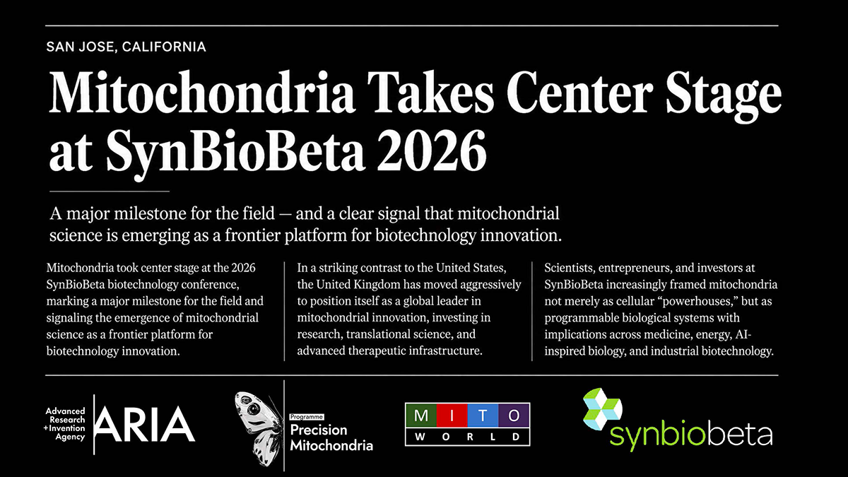 Mitochondria Takes Center Stage at SynBioBeta2026
